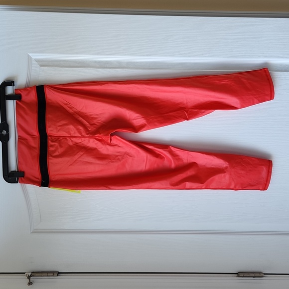 Nautica competition leggings poppy red women's pants size small sport outfit - Picture 10 of 12